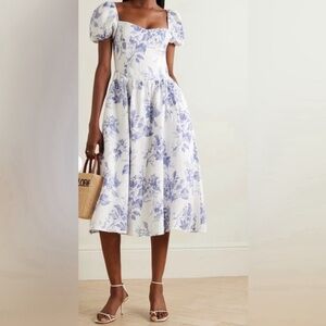 NWT Davila Linen Midi Dress